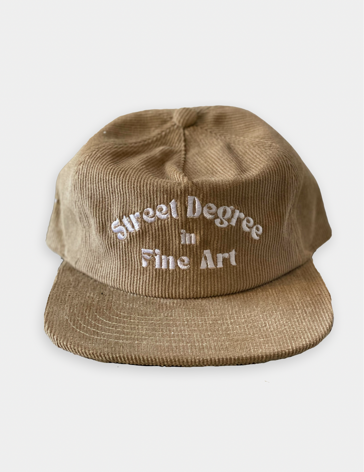 Coffee Corduroy Snapback Hat