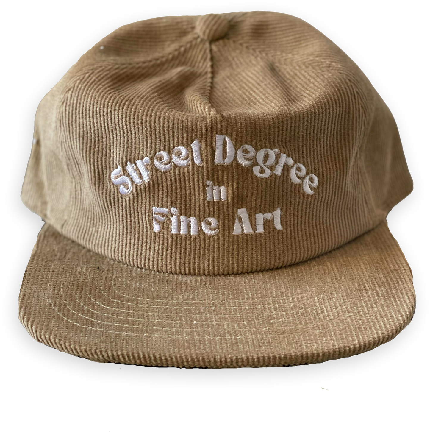 Coffee Corduroy Snapback Hat